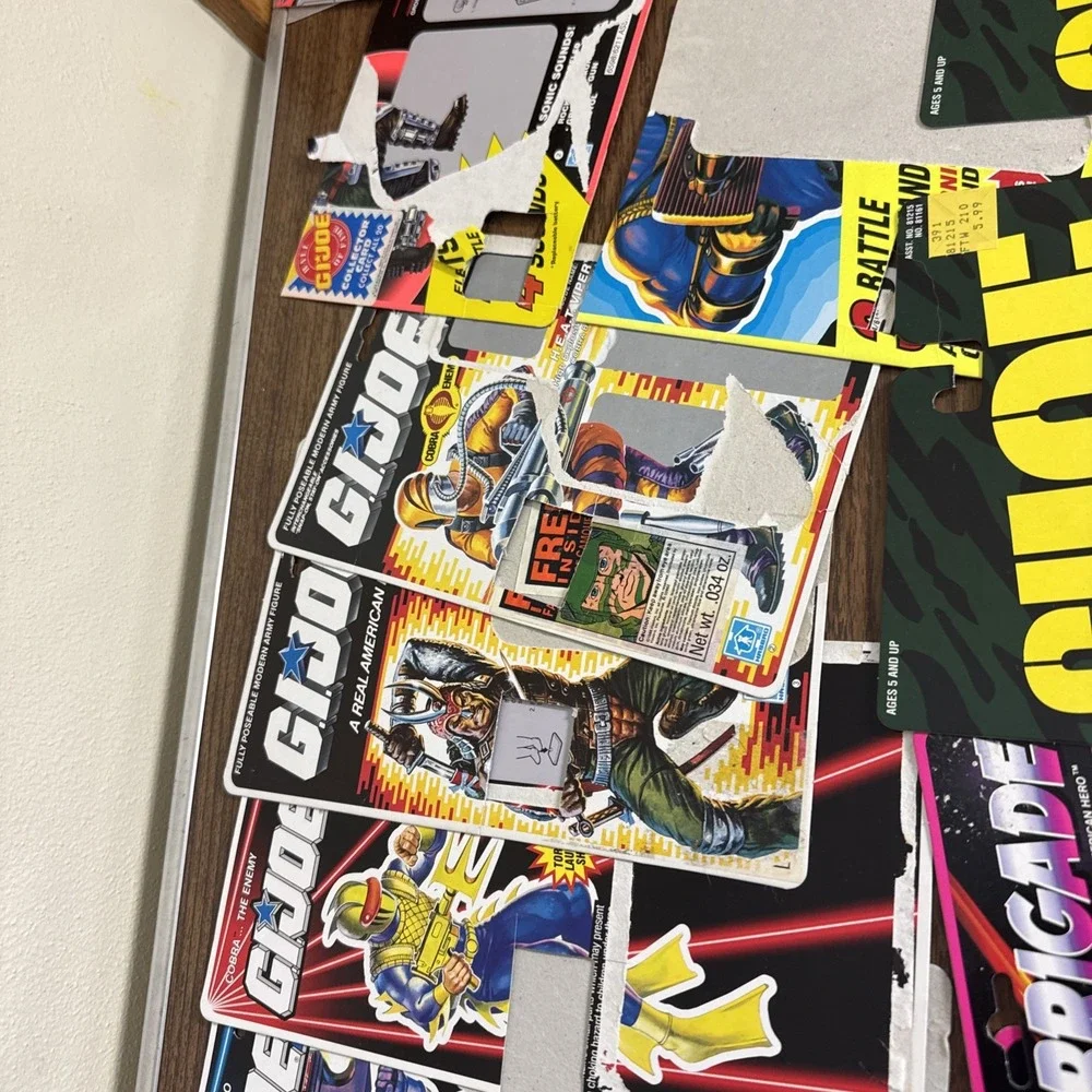 Vintage‎ G.I. Joe Full UNCUT And CUT File Cards  Lot  x36 - Picture 4 of 16